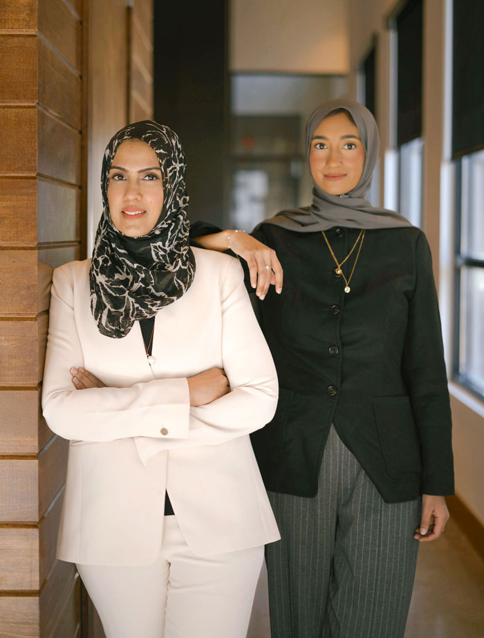 Fariah Amin and Hiba Rashid